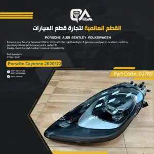 Right Headlight for Porsche Cayenne (2020-2022)