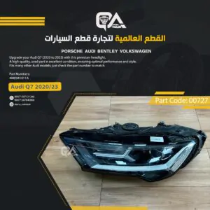 Headlight for Audi Q7 2021 (2020 to 2023)