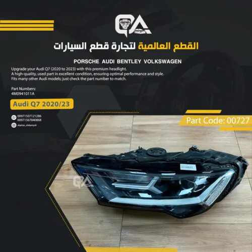 Headlight for Audi Q7 2021 (2020 to 2023)