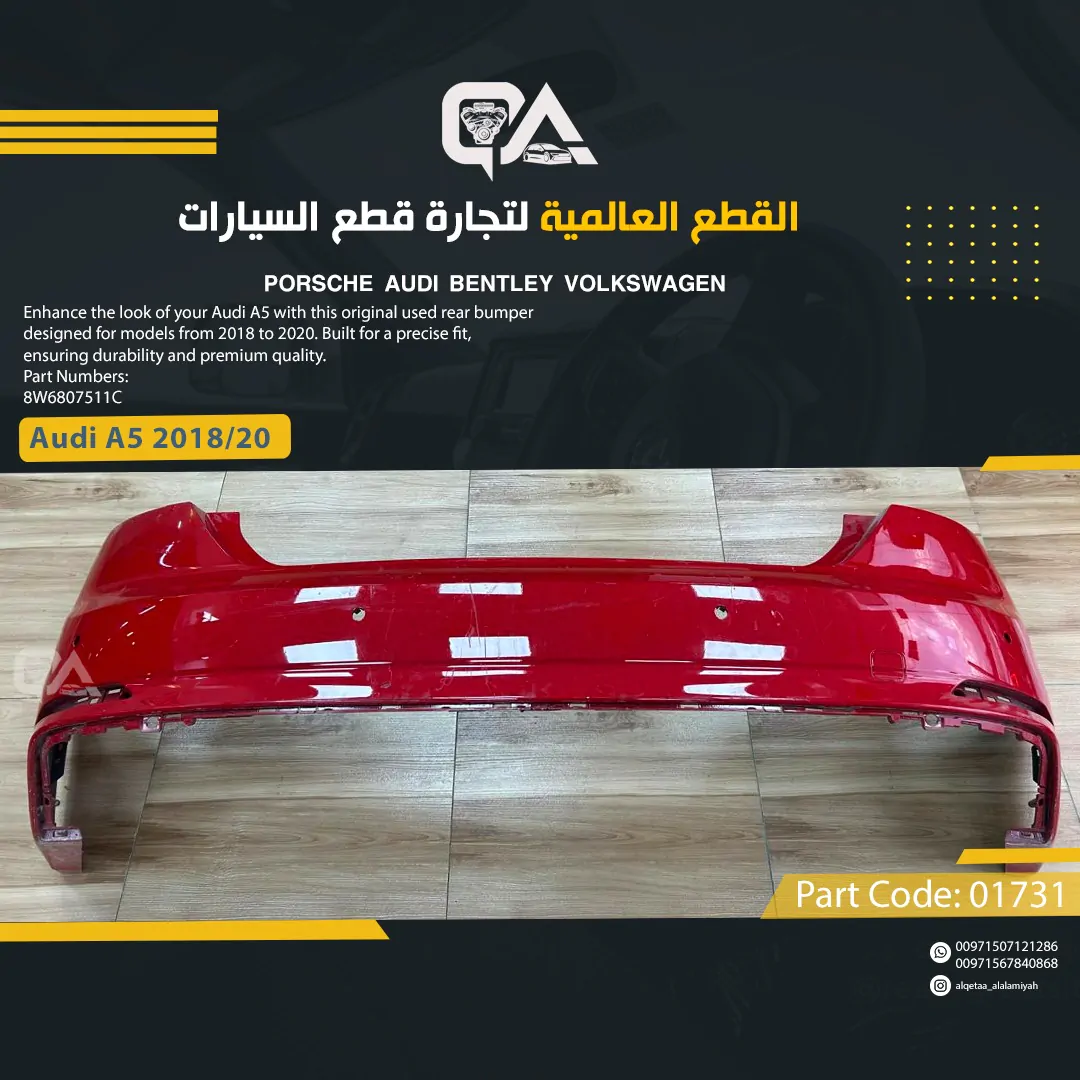 Rear Bumper for Audi A5 (2018-2020)