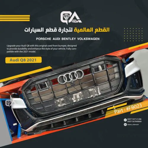 Front Bumper for Audi Q8 2021