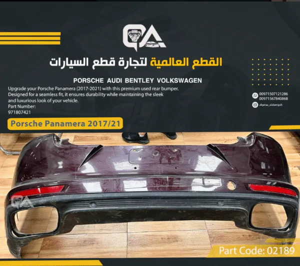 Rear Bumper for Porsche Panamera (2017-2021)