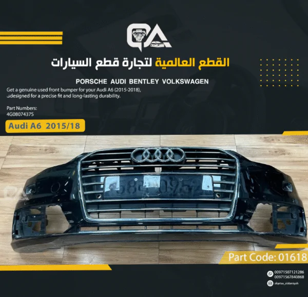 EMPTY Front Bumper for Audi A6 (2015-2018)