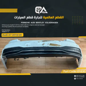 Rear Bumper for Audi A7 (2018 to 2020)