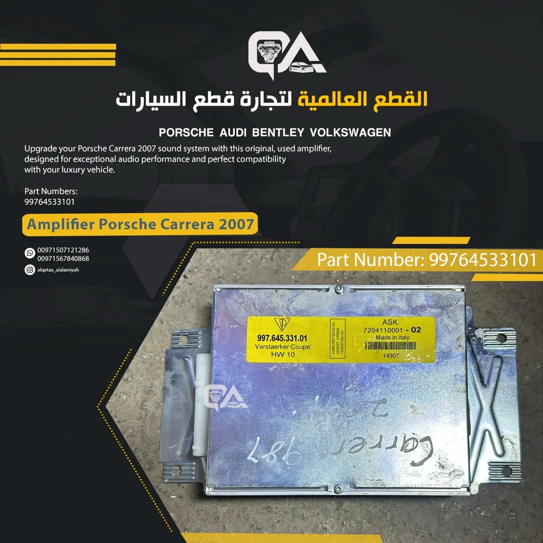 mplifier for Porsche Carrera 2007
